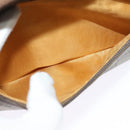 GUCCI GG Supreme Web Sherry Line Bag PVC Brown Gold 98 02 087 Auth 126023-19