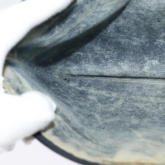 GUCCI GG Supreme Sherry Line Shoulder Bag PVC Navy Gold 904 02 026 Auth 126026