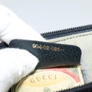 GUCCI GG Supreme Sherry Line Shoulder Bag PVC Navy Gold 904 02 026 Auth 126026-12