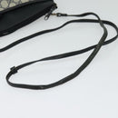 GUCCI GG Supreme Sherry Line Shoulder Bag PVC Navy Gold 904 02 026 Auth 126026-7