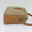 CELINE Macadam Canvas Shoulder Bag PVC Beige Gold Auth 126031-5
