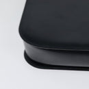 CELINE Circle Shoulder Bag Leather Navy Gold Auth 126033-12