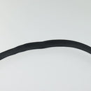 CELINE Circle Shoulder Bag Leather Navy Gold Auth 126033-8