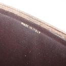 CELINE C Sulky Shoulder Bag Coated Canvas Beige Brown gold Auth 126042-21