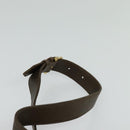 CELINE C Sulky Shoulder Bag Coated Canvas Beige Brown gold Auth 126042-8