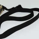 BURBERRY Nova Check Shoulder Bag Canvas Beige Silver Auth 126049-7