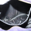 Salvatore Ferragamo Gancini Shoulder Bag Suede Purple Gold Auth 126056-19