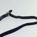 Salvatore Ferragamo Gancini Shoulder Bag Suede Purple Gold Auth 126056-8