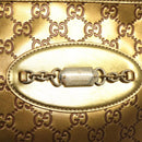 GUCCI GG Canvas Guccissima Hand Bag Leather Gold Tone 145993 Auth 126062-17