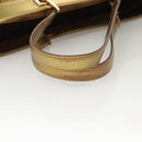 GUCCI GG Canvas Guccissima Hand Bag Leather Gold Tone 145993 Auth 126062-7