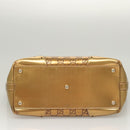 GUCCI GG Canvas Guccissima Hand Bag Leather Gold Tone 145993 Auth 126062-5