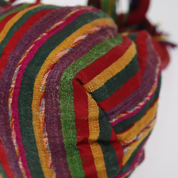 LOEWE Shoulder Bag Cotton Red Auth 126065