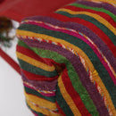 LOEWE Shoulder Bag Cotton Red Auth 126065-16