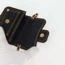 CHANEL Matelasse Chain Shoulder Bag Denim Navy Gold CC Auth 126072SM-15