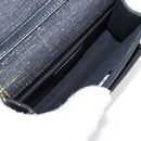 CHANEL Matelasse Chain Shoulder Bag Denim Navy Gold CC Auth 126072SM-17