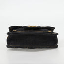 CHANEL Matelasse Chain Shoulder Bag Denim Navy Gold CC Auth 126072SM-9