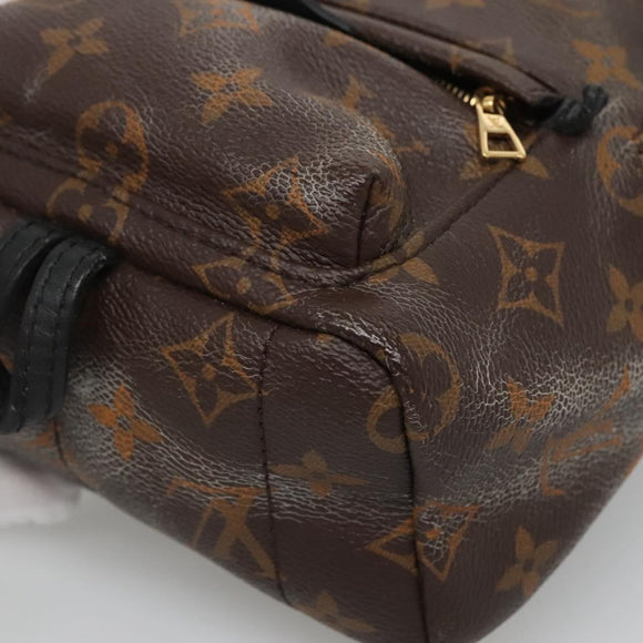 LOUIS VUITTON Monogram Palm Springs MINI Rucksack M44873 LV Auth 126073
