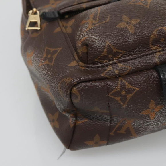 LOUIS VUITTON Monogram Palm Springs MINI Rucksack M44873 LV Auth 126073