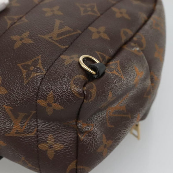 LOUIS VUITTON Monogram Palm Springs MINI Rugzak M44873 LV Auth 126073