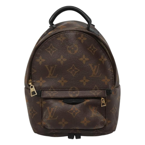 LOUIS VUITTON Monogram Palm Springs MINI Rucksack M44873 LV Auth 126073