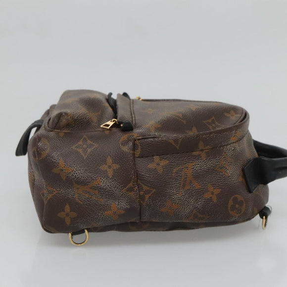 LOUIS VUITTON Monogram Palm Springs MINI Rugzak M44873 LV Auth 126073