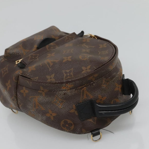 LOUIS VUITTON Monogram Palm Springs MINI Backpack M44873 LV Auth 126073