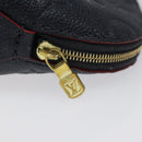 LOUIS VUITTON Empreinte Pochette Cosmetic PM Pouch Navy M69413 LV Auth 126078-8