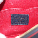 LOUIS VUITTON Empreinte Pochette Cosmetic PM Pouch Navy M69413 LV Auth 126078-9