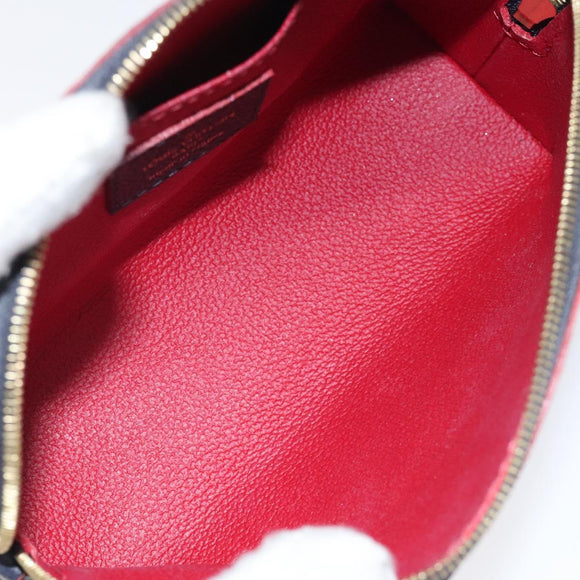 LOUIS VUITTON Empreinte Pochette Cosmetic PM Pouch Navy M69413 LV Auth 126078