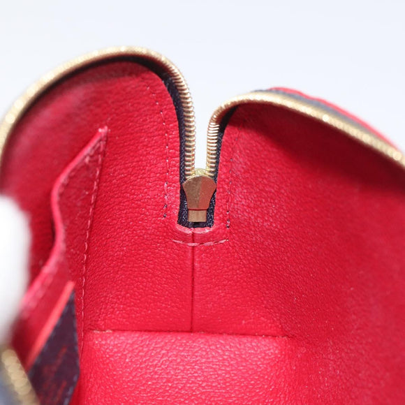 LOUIS VUITTON Empreinte Pochette Cosmetic PM Pouch Navy M69413 LV Auth 126078