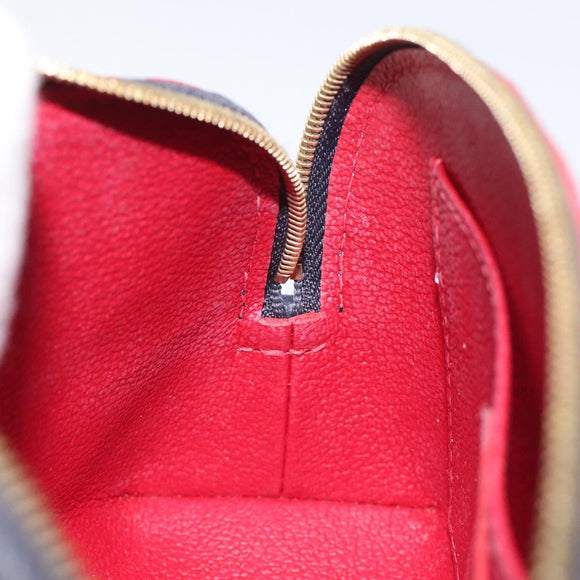 LOUIS VUITTON Empreinte Pochette Cosmetic PM Pouch Navy M69413 LV Auth 126078