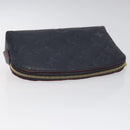 LOUIS VUITTON Empreinte Pochette Cosmetic PM Pouch Navy M69413 LV Auth 126078-5