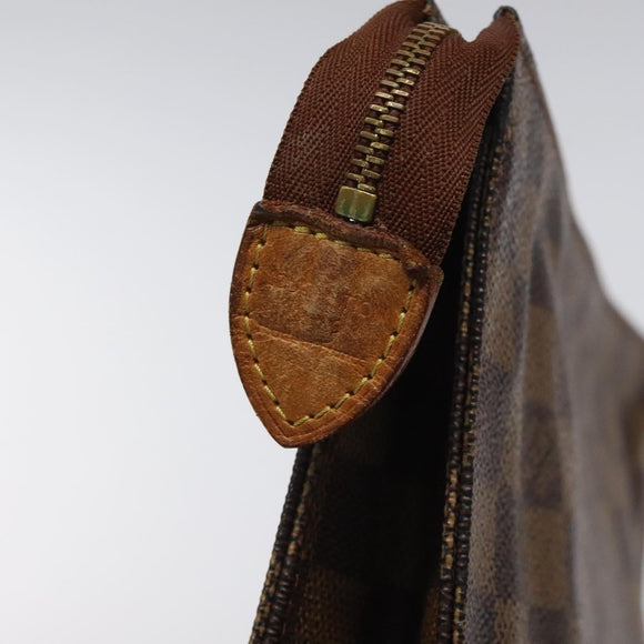 LOUIS VUITTON Damier Ebene Poche Toilette 26 Pouch N47543 LV Auth 126085