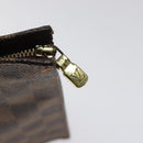 LOUIS VUITTON Damier Ebene Poche Toilette 26 Pouch N47543 LV Auth 126085-9