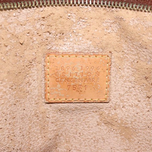 LOUIS VUITTON Damier Ebene Poche Toilette 26 Pouch N47543 LV Auth 126085