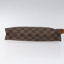 LOUIS VUITTON Damier Ebene Poche Toilette 26 Pouch N47543 LV Auth 126085-6
