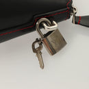 LOUIS VUITTON Suhari Mini Lockit Hand Bag Black M42019 LV Auth 126090M-9
