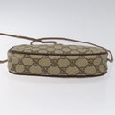 GUCCI GG Supreme Web Sherry Line Shoulder Bag PVC Beige 007 754 6112 Auth 126091-5