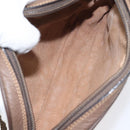 GUCCI GG Supreme Web Sherry Line Shoulder Bag PVC Beige 007 754 6112 Auth 126091-11