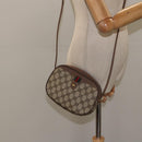 GUCCI GG Supreme Web Sherry Line Shoulder Bag PVC Beige 007 754 6112 Auth 126091-22