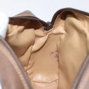 GUCCI GG Supreme Web Sherry Line Shoulder Bag PVC Beige Gold Auth 126092-20