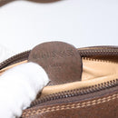 GUCCI GG Supreme Web Sherry Line Shoulder Bag PVC Beige Gold Auth 126092-12