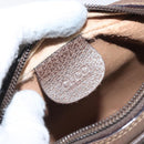 GUCCI GG Supreme Web Sherry Line Shoulder Bag PVC Beige 007 754 6112 Auth 126094-18