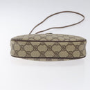 GUCCI GG Supreme Web Sherry Line Shoulder Bag PVC Beige 007 754 6112 Auth 126094-5