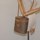 GUCCI Micro GG Supreme Shoulder Bag PVC Beige Gold Auth 126100-23