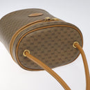 GUCCI Micro GG Supreme Shoulder Bag PVC Beige Gold Auth 126100-6