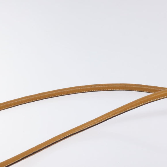 GUCCI Micro GG Supreme Shoulder Bag PVC Beige Gold Auth 126100