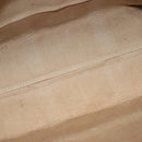 Christian Dior Trotter Canvas Hand Bag Navy Gold Auth 126103-11