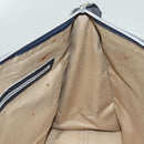 Christian Dior Trotter Canvas Hand Bag Navy Gold Auth 126103-18
