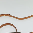 CELINE Macadam Canvas Hand Bag PVC Leather 2way Brown Gold Auth 126107-14